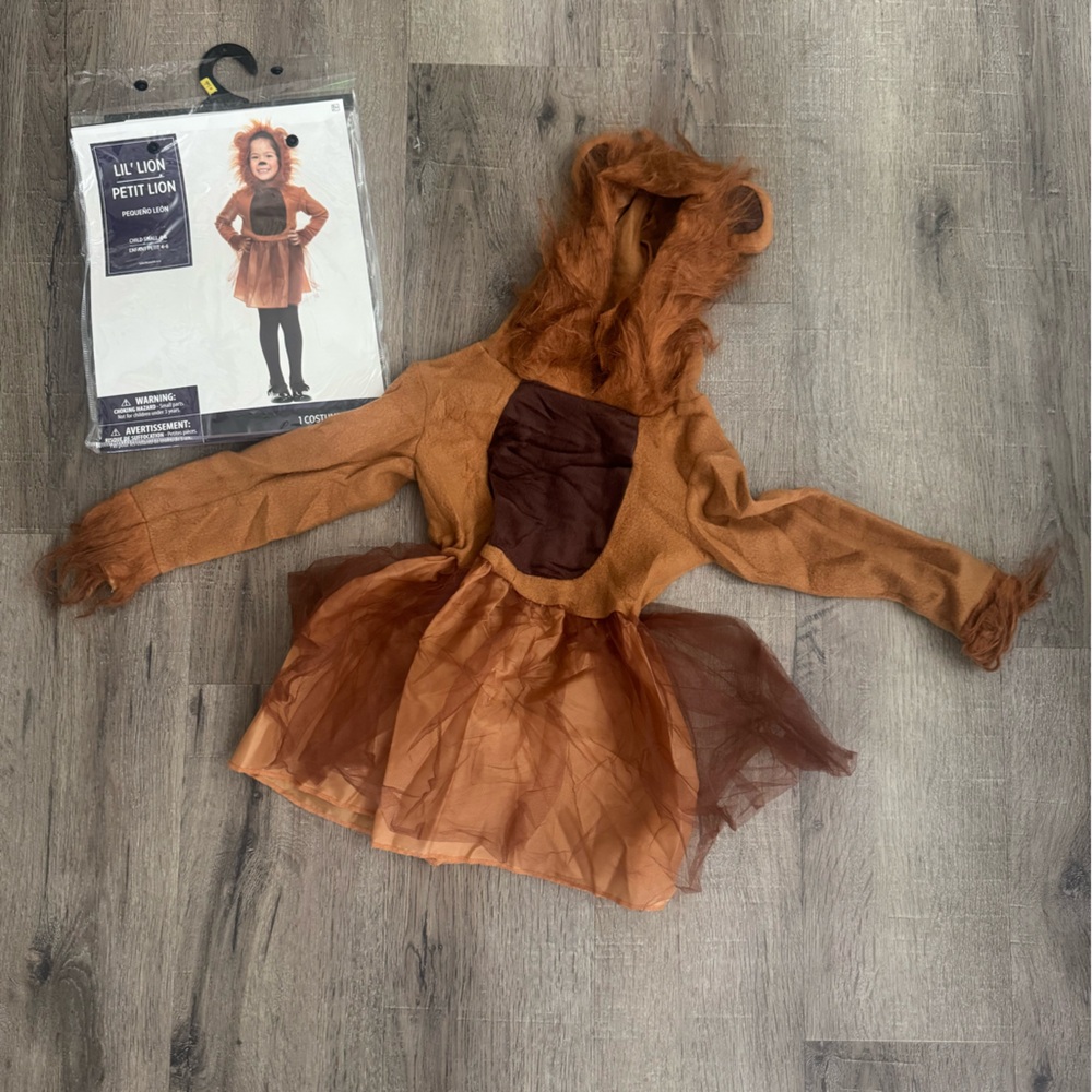 Child Lion Costume Small 4-6